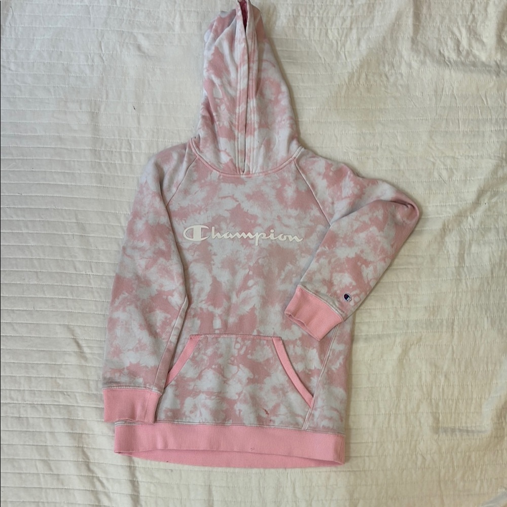 Champion Blush Tie-Dye Hoodie